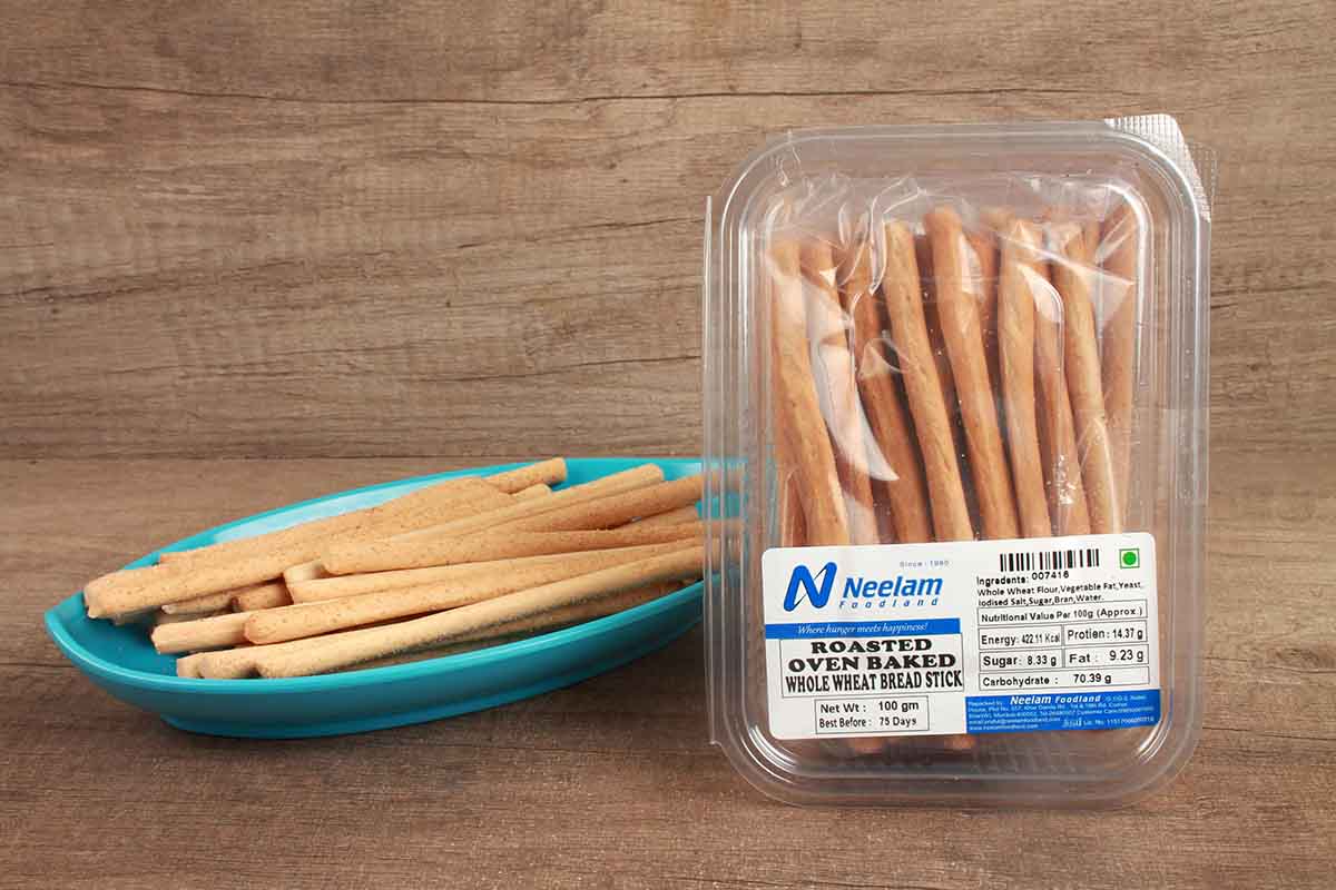Roasted Whole Wheat Bread Stick 100 Gm