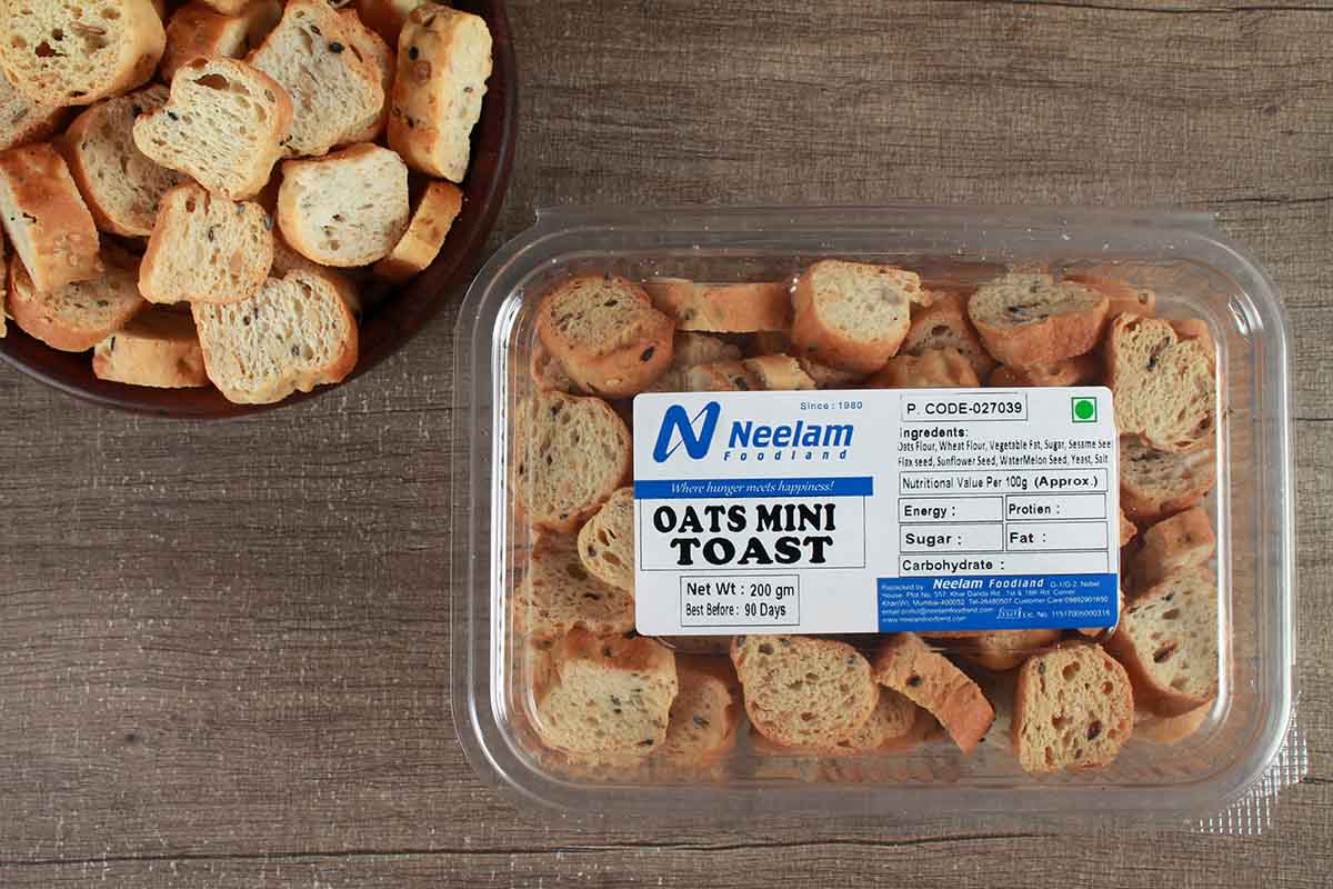 Oats Mini Toast 200 Gm