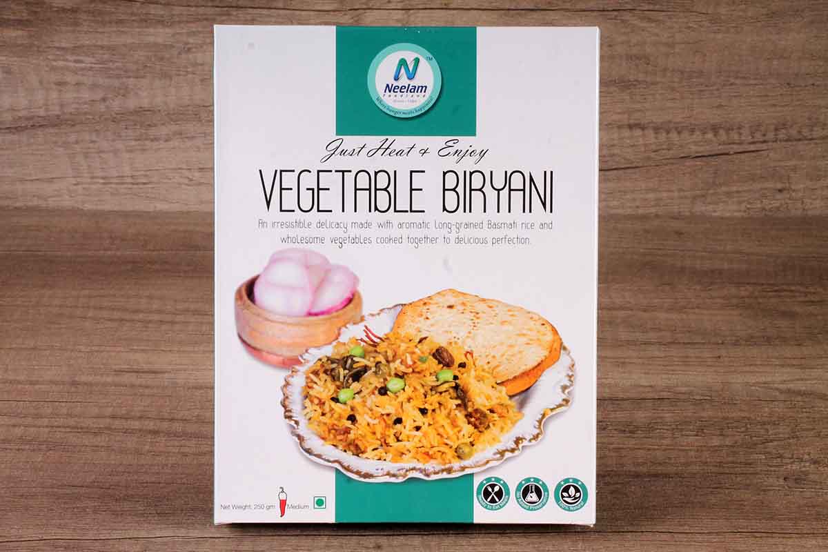 Neelam Vegetable Biryani Heat & Eat 250 Gm