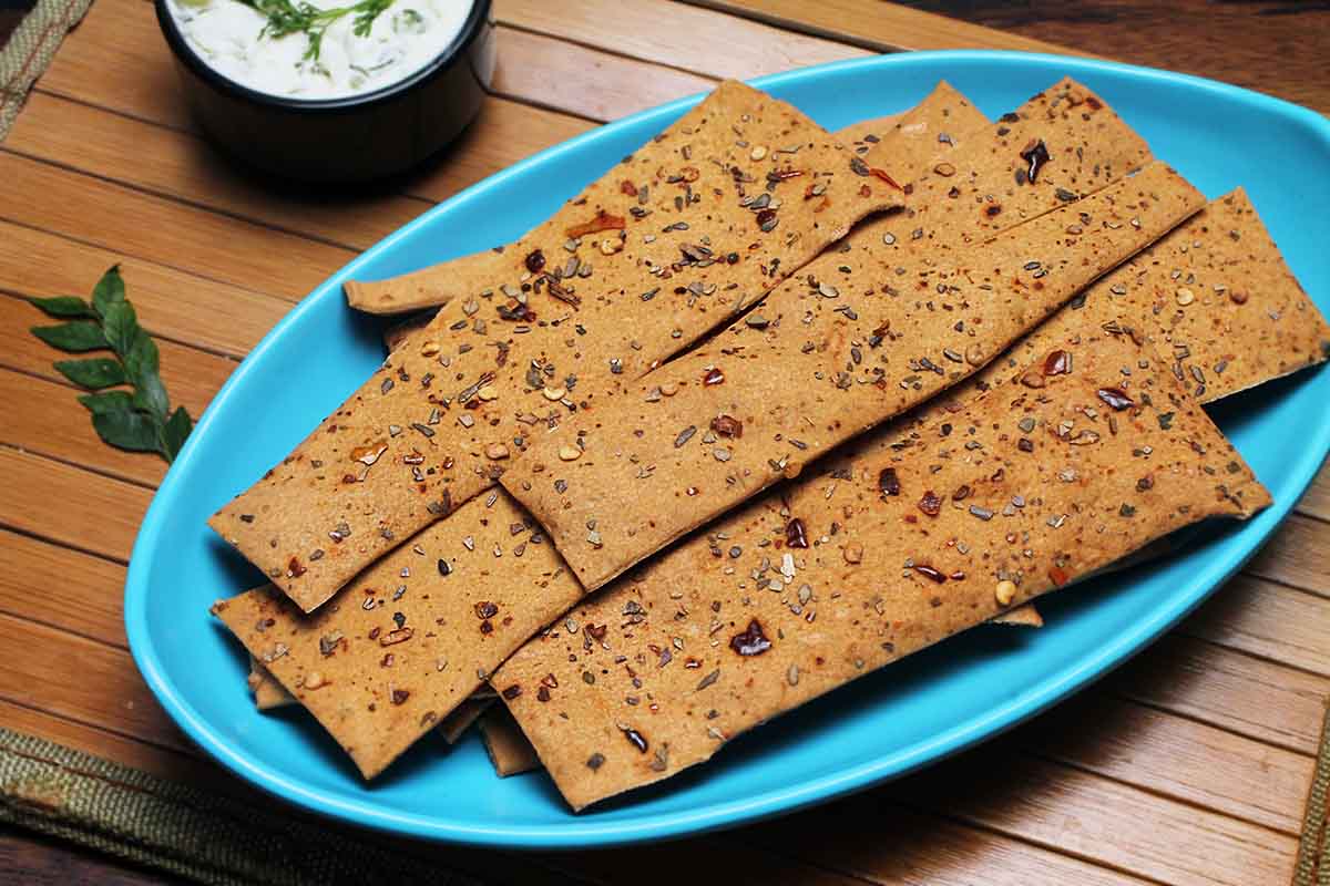 Whole Wheat Paprika Lavash 100 Gm