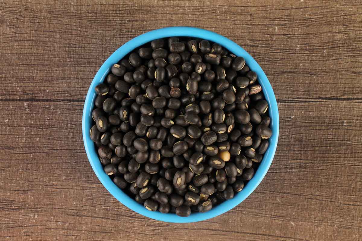 Black Urad Whole/Black Gram 250 Gm