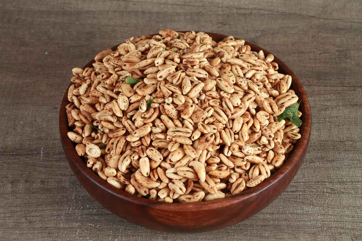 Roasted Salt Free Barley Puffs 200 Gm