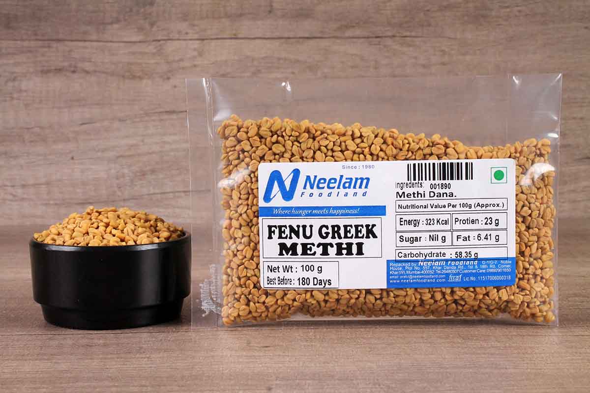 Fenugreek Seeds/Methi Dana 100 Gm