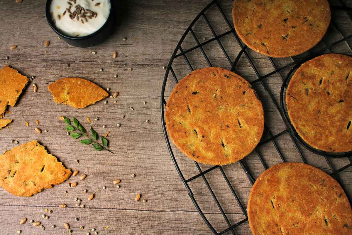 Roasted Bajra Bhakri 200 Gm