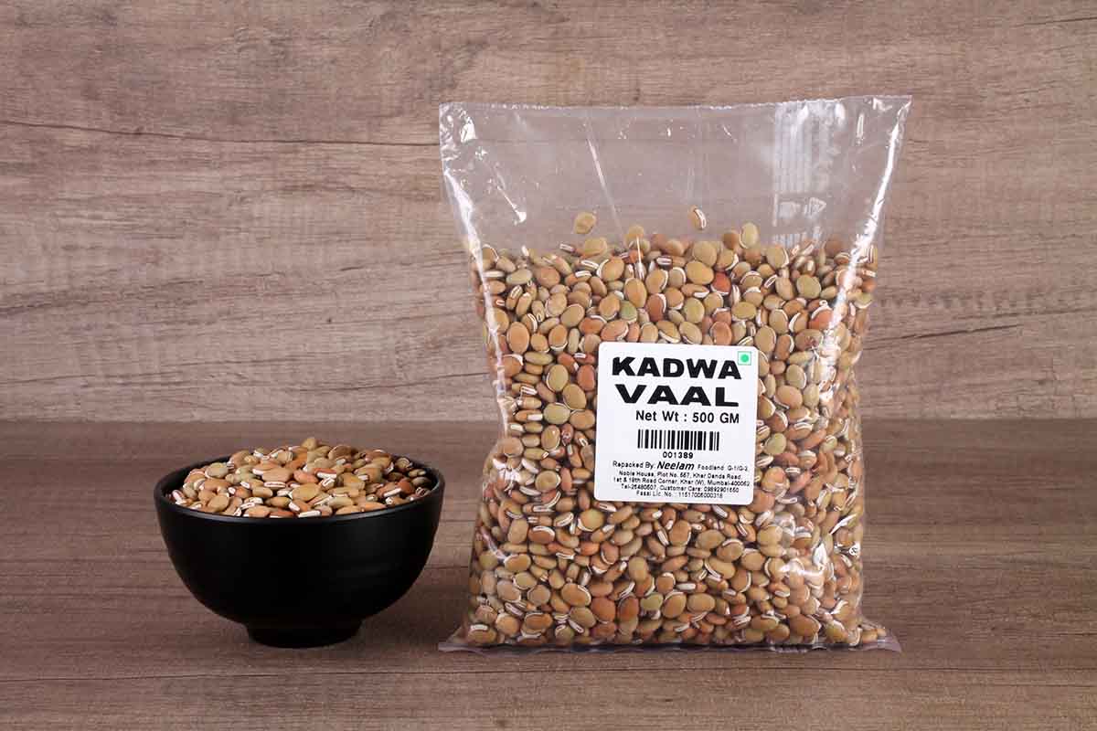 Kadwa Vaal/Butter Beans 500 Gm