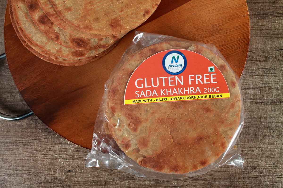 Gluten Free Sada Khakhra 200 Gm