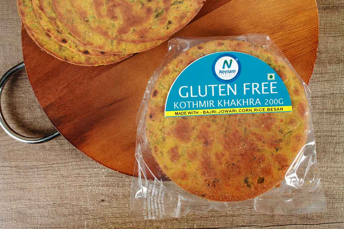 Gluten Free Kothmir Khakhra 200 Gm