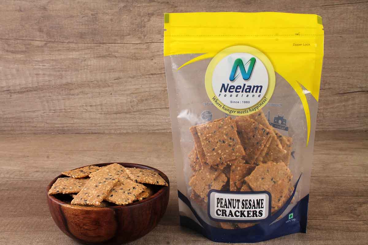Peanut Seasame Crackers 125 Gm