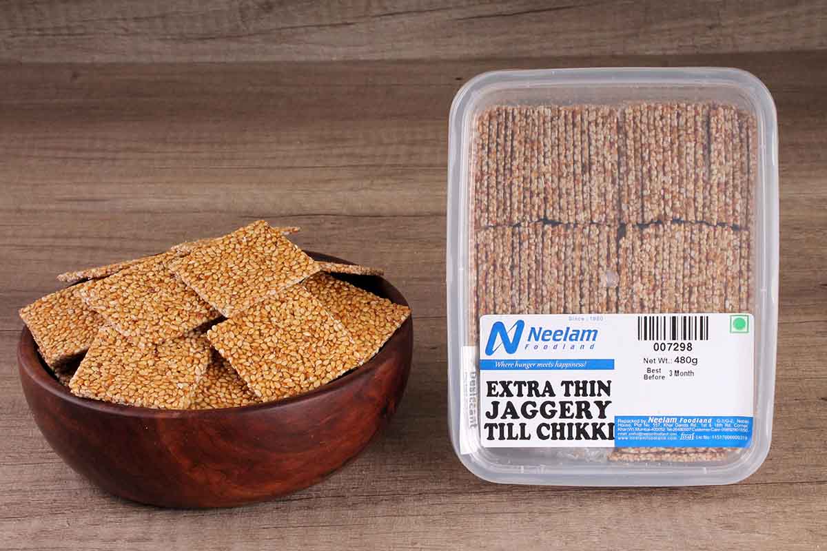 Extra Thin Jaggery Till Chikki 480 Gm