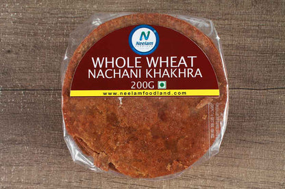 Whole Wheat Nachani Khakhra Mini 200 Gm