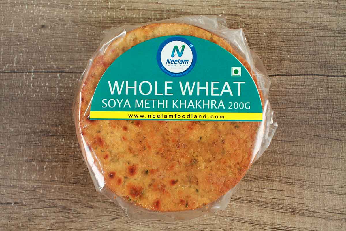 Whole Wheat Soya Methi Khakhra Mini 200 Gm