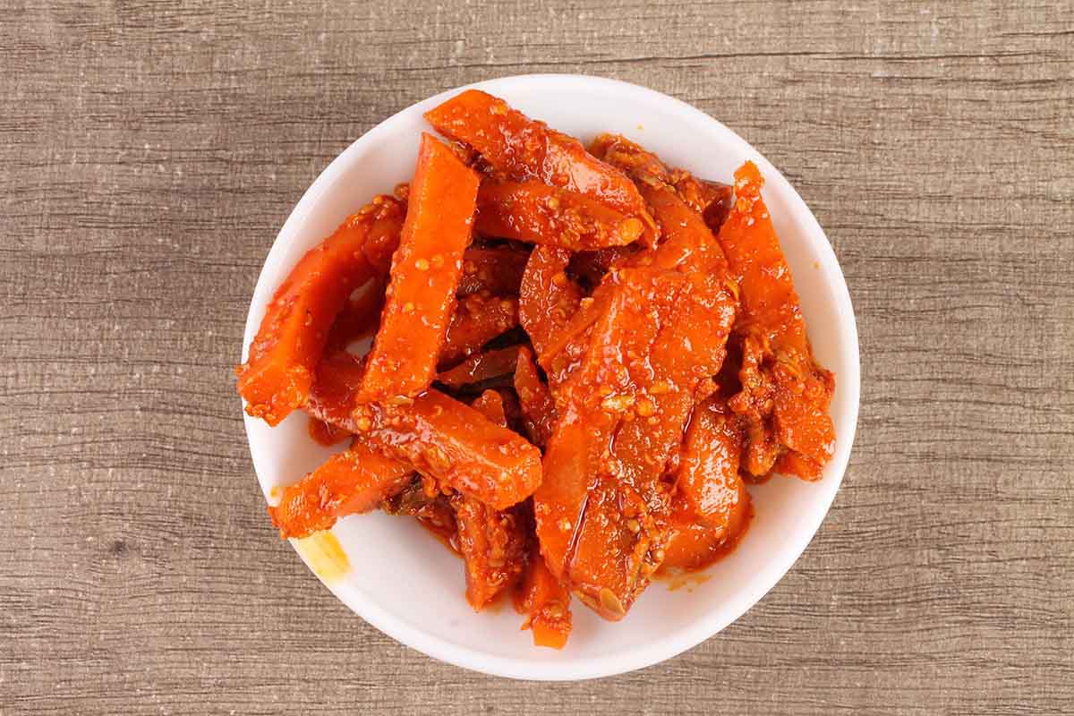 Masala Carrots Pickle 250 Gm