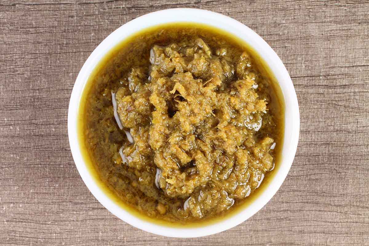 Green Chilli Garlic Thecha 250 Gm