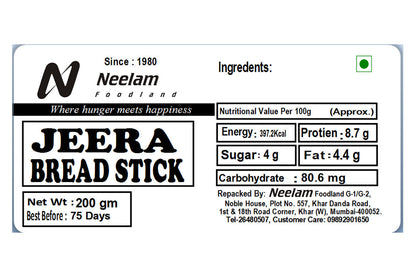 Jeera Bread Stick 200 Gm