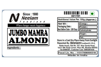 Jumbo Mamra Almond 250 Gm