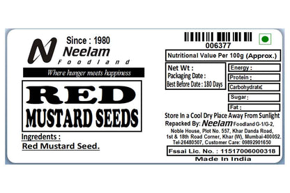 Red Mustard Lal Rai 100 Gm