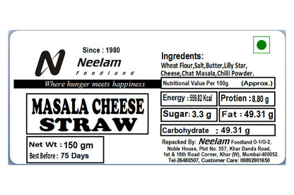 Masala Cheese Straw 150 Gm