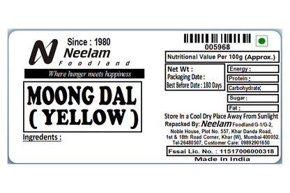 Yellow Moong Spilit/Moong Dal Yellow 1 Kg