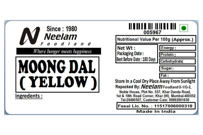 Yellow Moong Spilit/Moong Dal Yellow 250 Gm