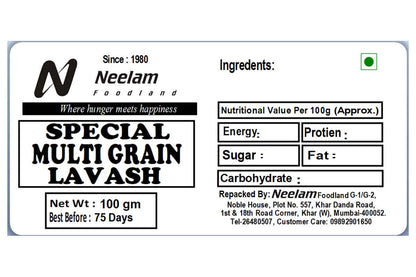 Multigrain Lavash 100 Gm