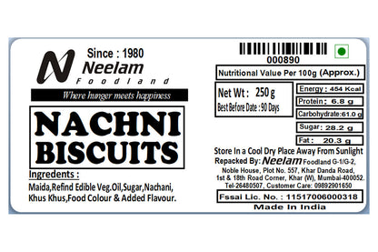 Nachani Biscuits 250 Gm