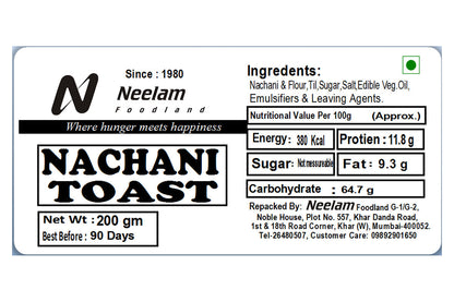 Nachani Toast 200 Gm