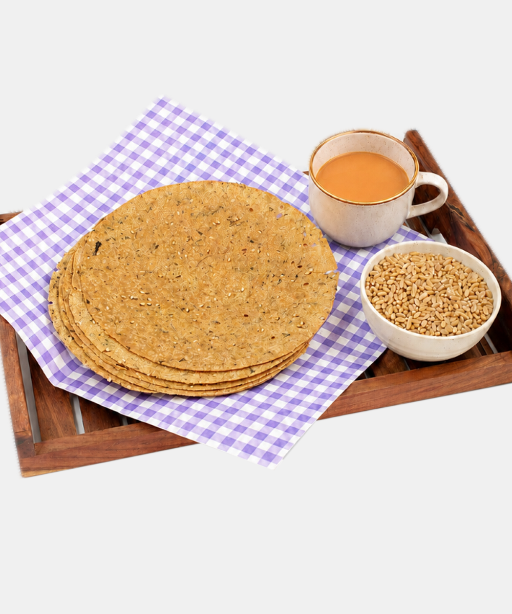 Whole Wheat Dahi Methi Khakara 250 Gm