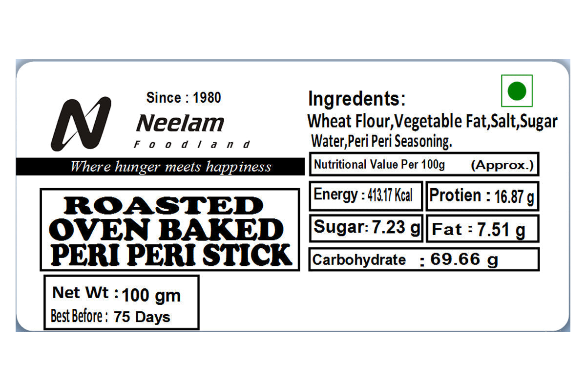 Roasted Peri Peri Stick 100 Gm