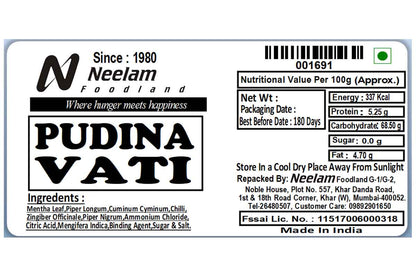 Pudina Vati 200 Gm