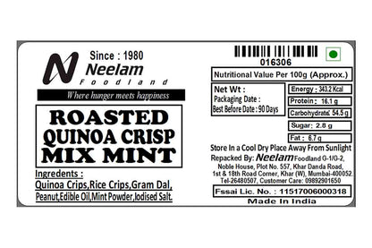 Roasted Quinoa Crisp Mix Mint Mixture 200 Gm