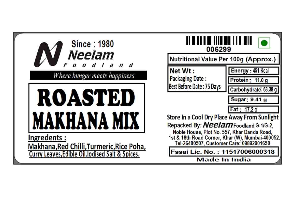 Roasted Makhana Mixture 200 Gm