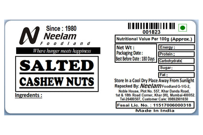 Salted Kaju Cashew 500 Gm
