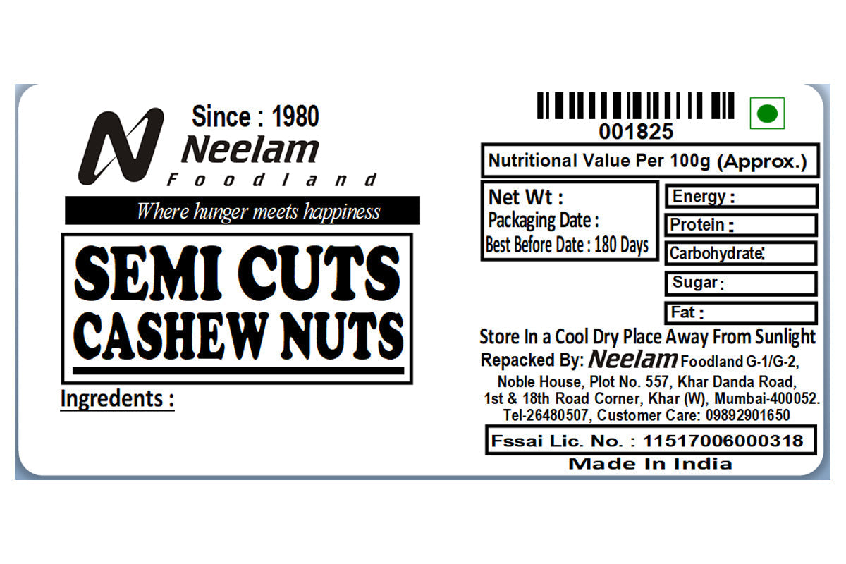 Kaju Broken Fadcha 250 Gm