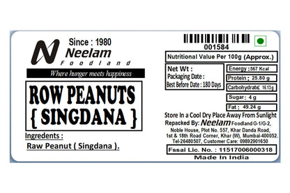 Raw Peanuts Singdana / Kacha Shindana 500 Gm