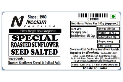 Roasted Salted Sunflower Seeds 90 Gm