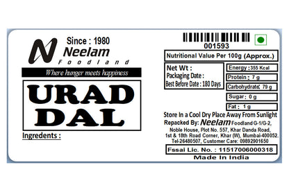 White Urad Dal 500 Gm
