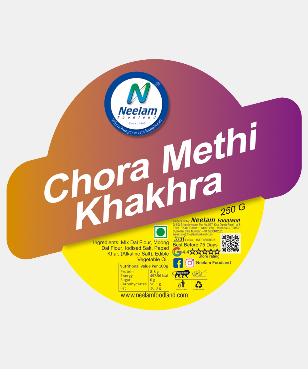Chora Methi Khakhra 250 Gm