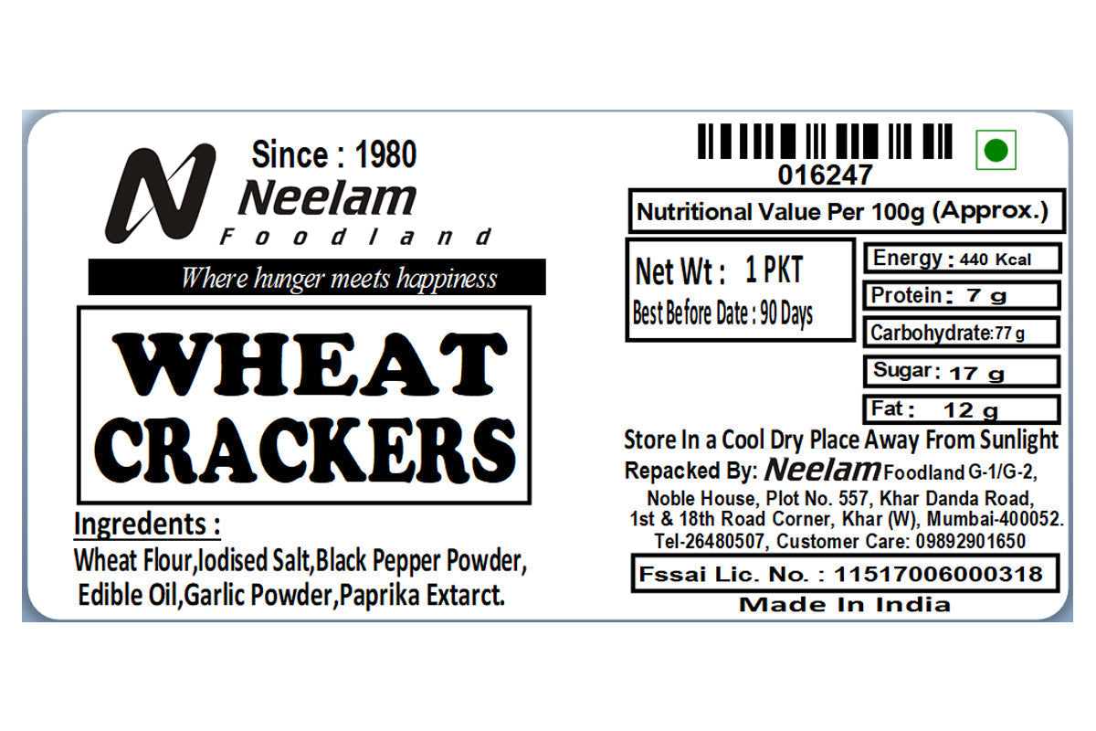 Wheat Crackers 1 Pkt