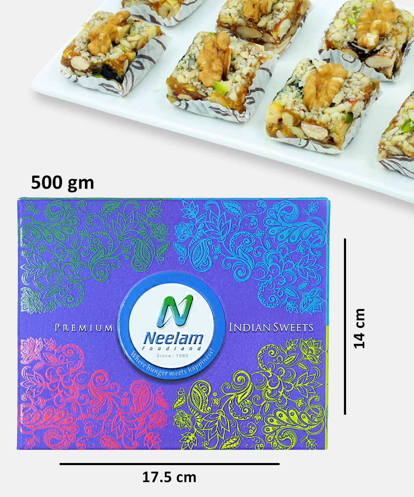 Walnut Crunch No Sugar Sweets 500 Gm