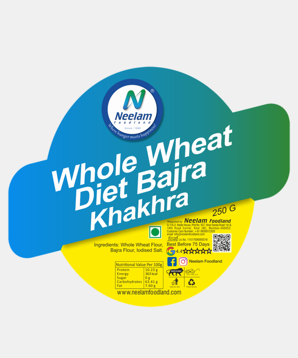 Whole Wheat Diet Bajra Khakhra 250 Gm