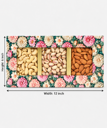3 P Small Dry Fruit Box 280 Gm