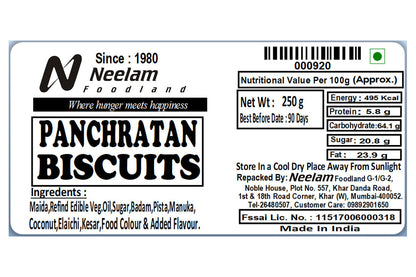 Panchratan Biscuits 250 Gm