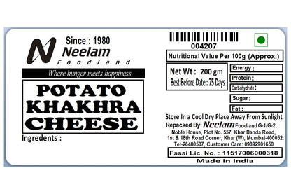 Potato Khakhra Mini Cheese 200 Gm
