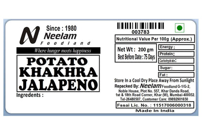 Potato Khakhra Jalapeno 200 Gm