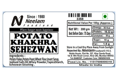 Potato Khakhra Schezwan 200 Gm