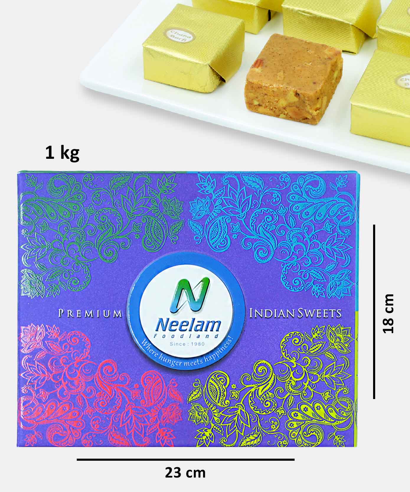 Besan Barfi Sweets 1 Kg