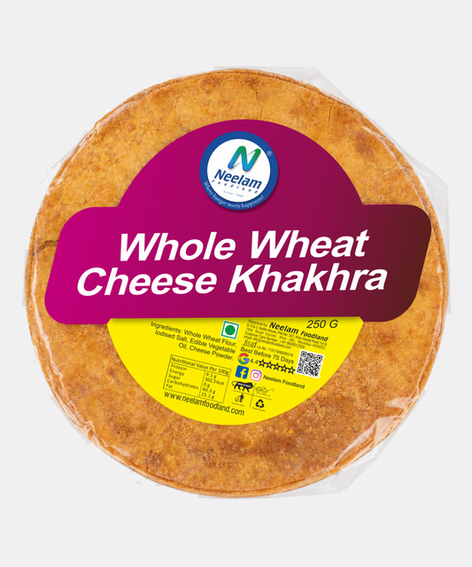 Whole Wheat Cheese Khakhra 250 Gm
