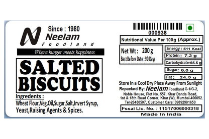 Salted Biscuits 200 Gm