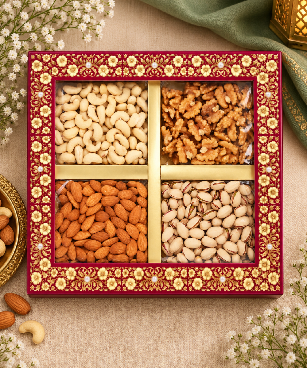 4 P Big Dry Fruit Box 825 Gm
