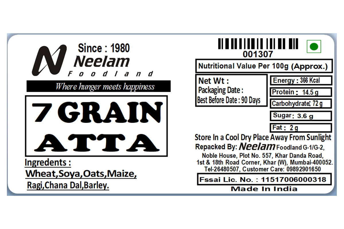 7 GRAIN ATTA,MULTIGRAIN ATTA